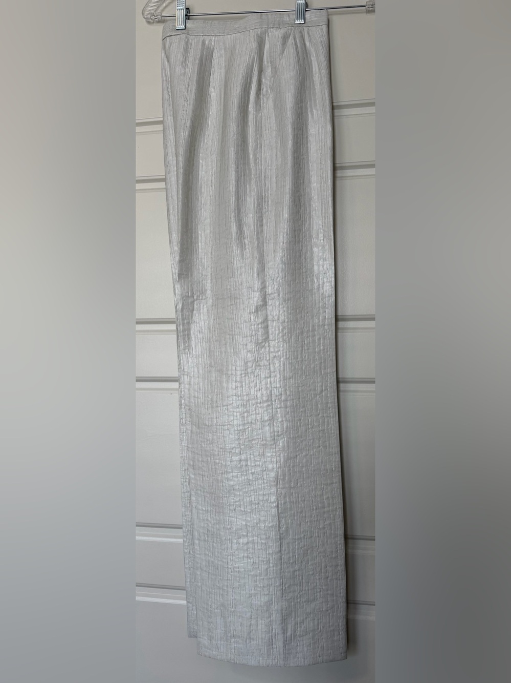 Women's Silver Metallic Pants